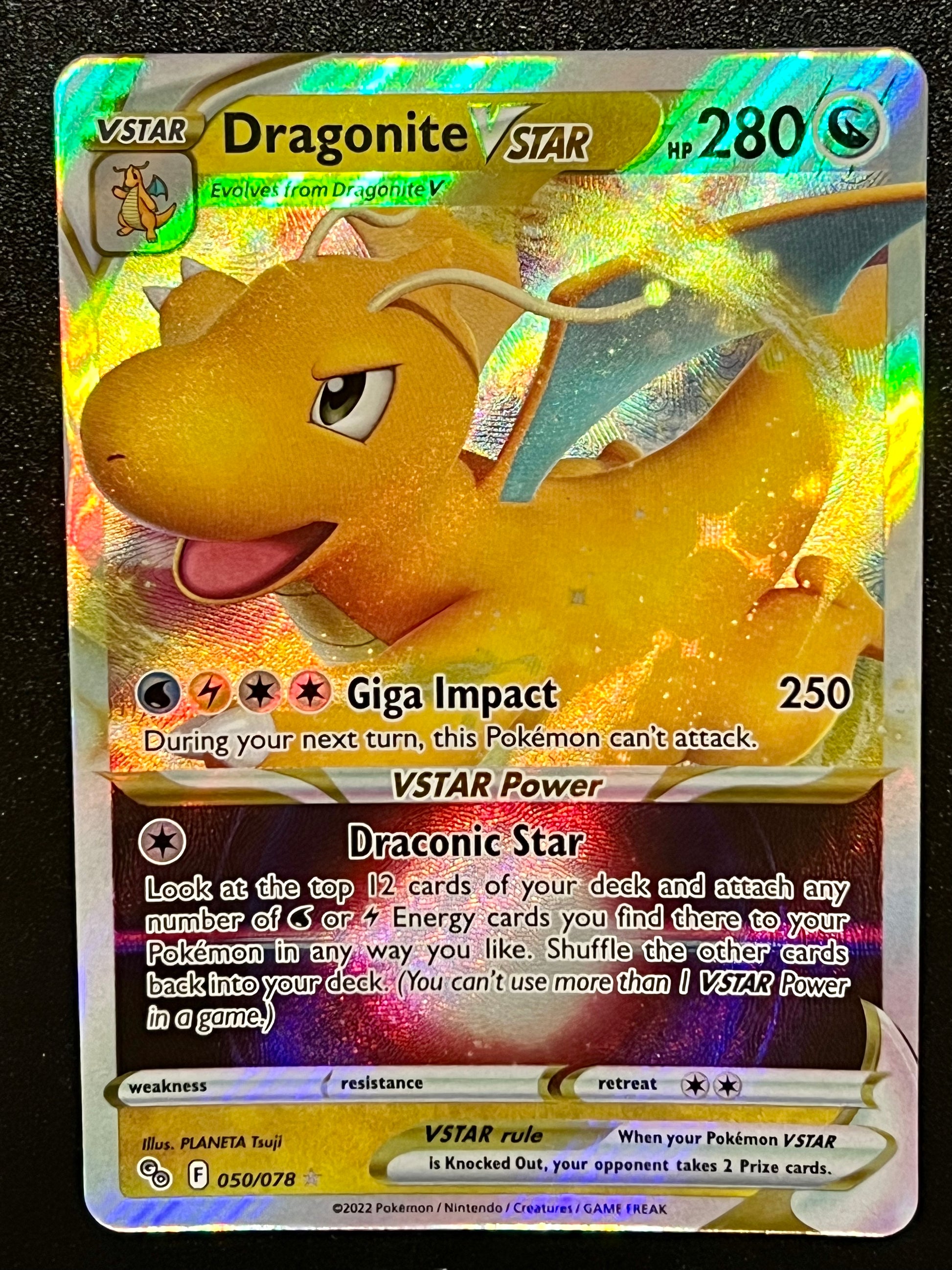 Dragonite Vstar - 050/078 Pokmon Go Rare Holo Vstar Jarvvos Dragonite Vstar - 050/078 Pokmon Go Rare Holo Vstar Jarvvos